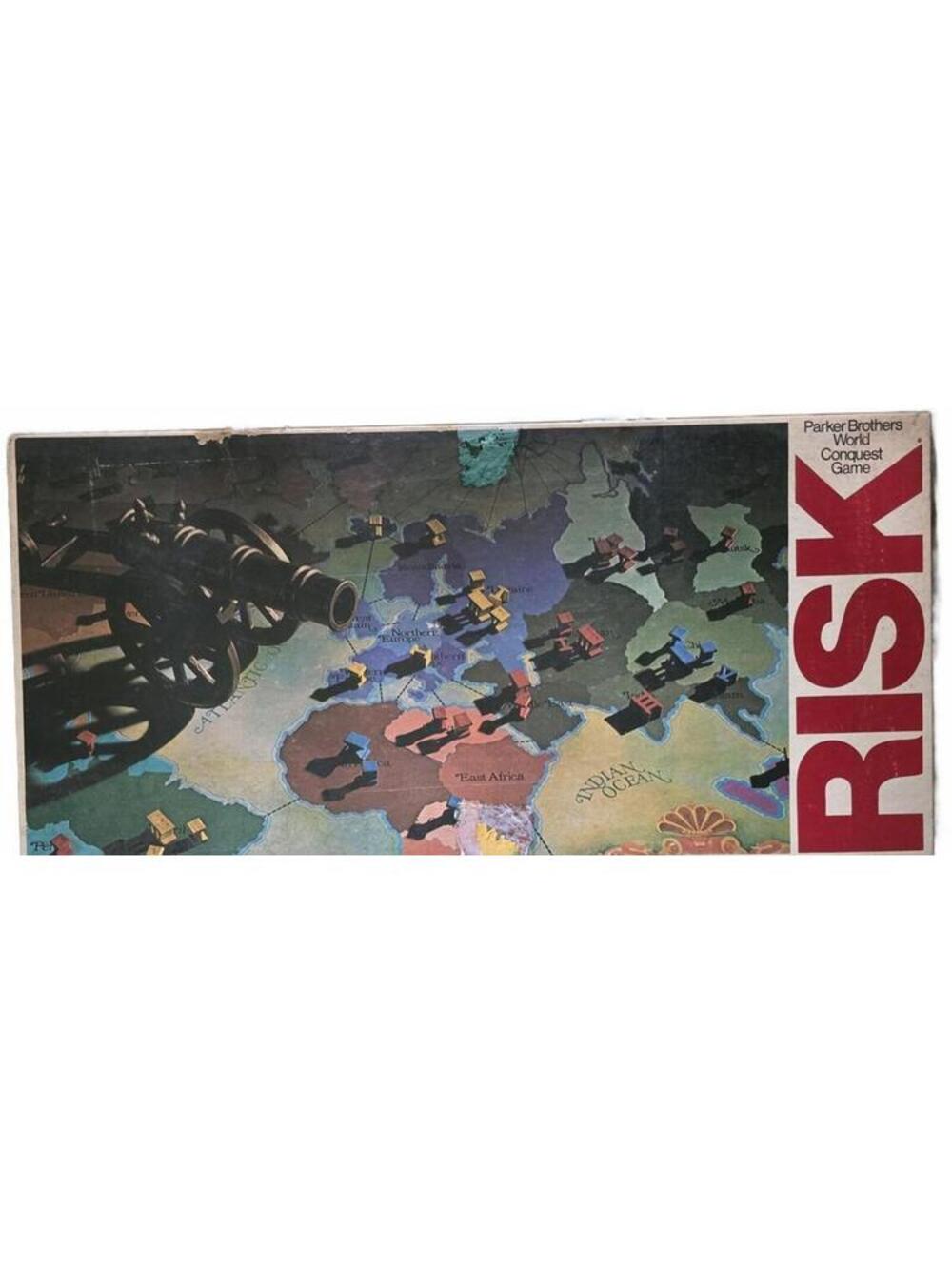 Vintage RISK by Parker Brothers World Conquest Board Game in Good Condition